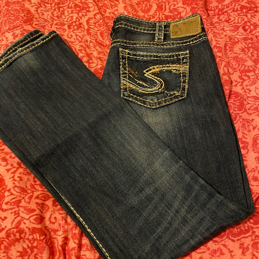 Silver Aiko bootcut jeans